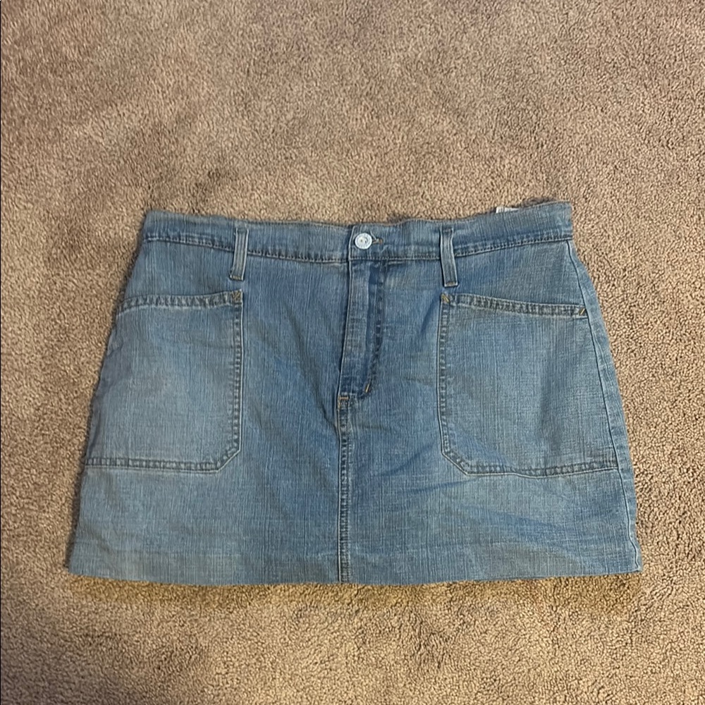 Denim Mini Skirt